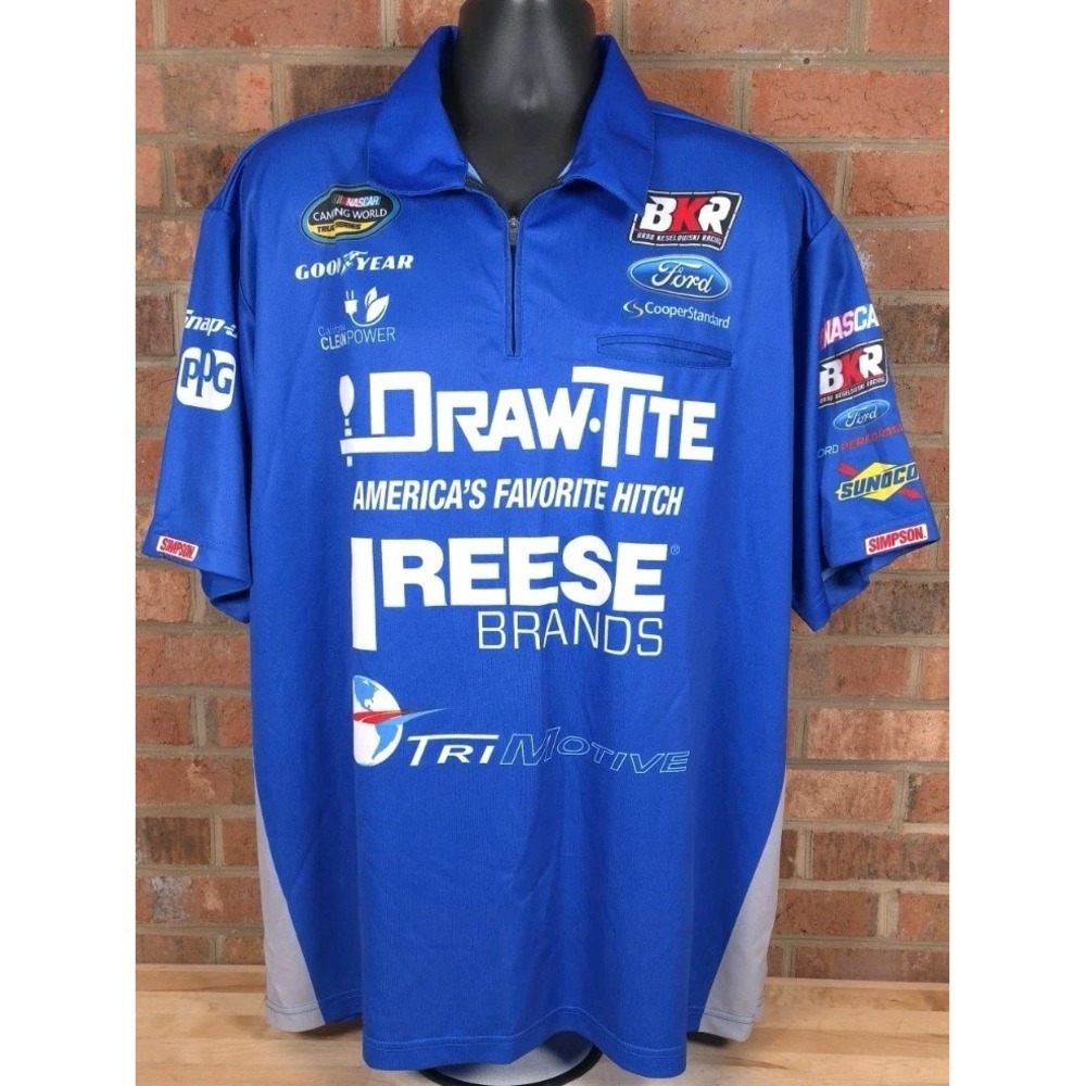 Brad Keselowski Racing‎ BKR Draw Tite Crew Shirt 2XL Simpson Nascar Truck Series